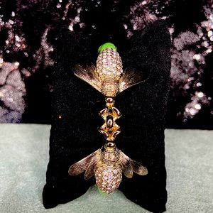 Talbots Bumble Bee Green Bangle